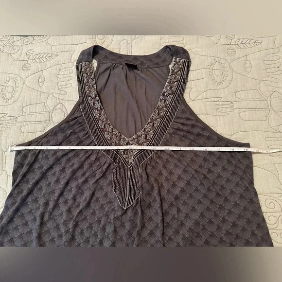 Language Los Angeles Embellished Art Deco Tank Size M - Picture 3 of 7